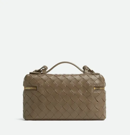 Косметичка Bottega Veneta Bang Bang, коричневый