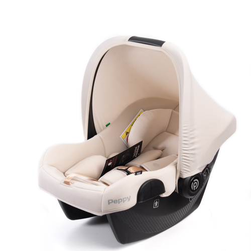 Автолюлька Peppy RIse (carbon) 40-87 см (milk)