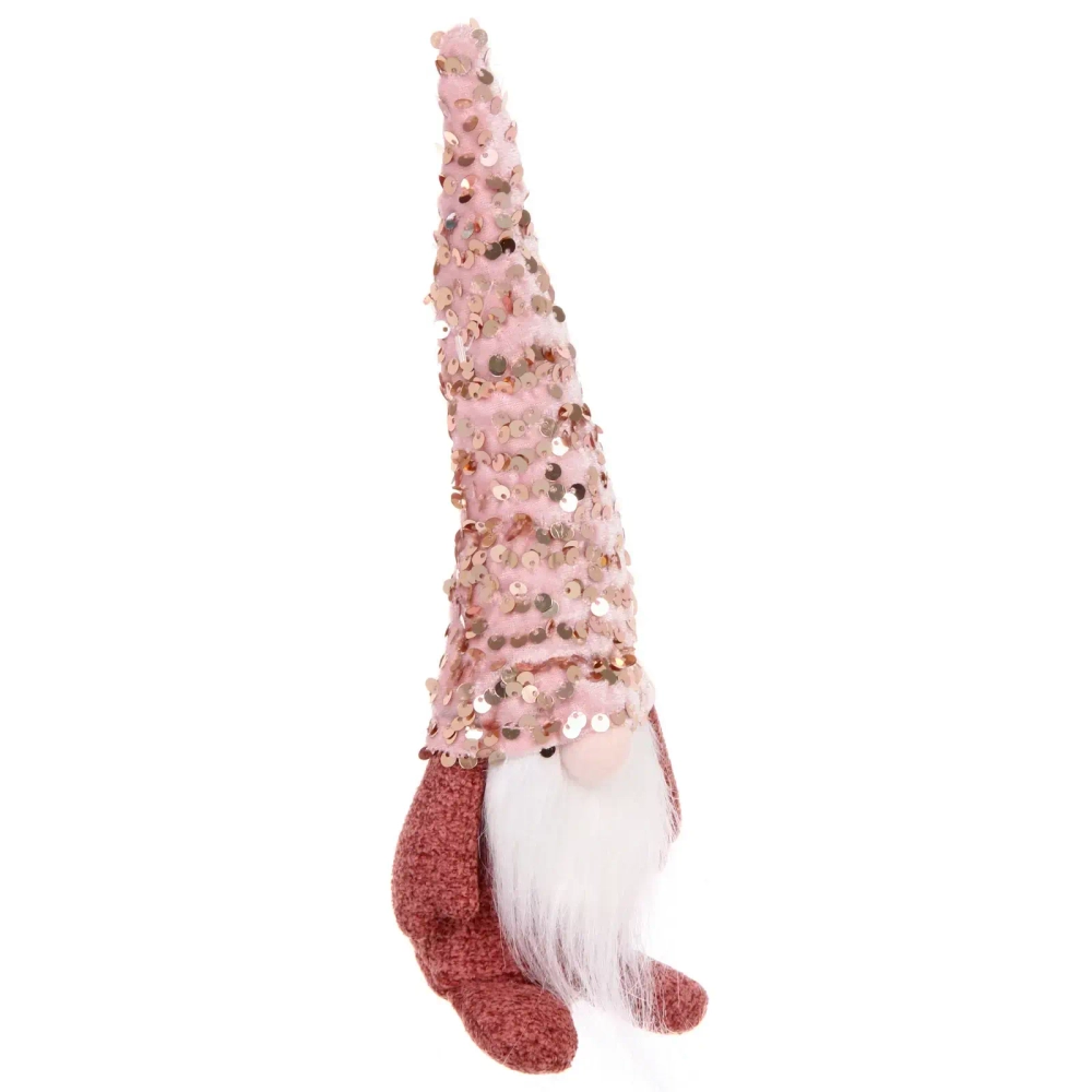 Сувенир с подстветкой «Волшебный лесовичок» 9*7*27 см, розовое золото