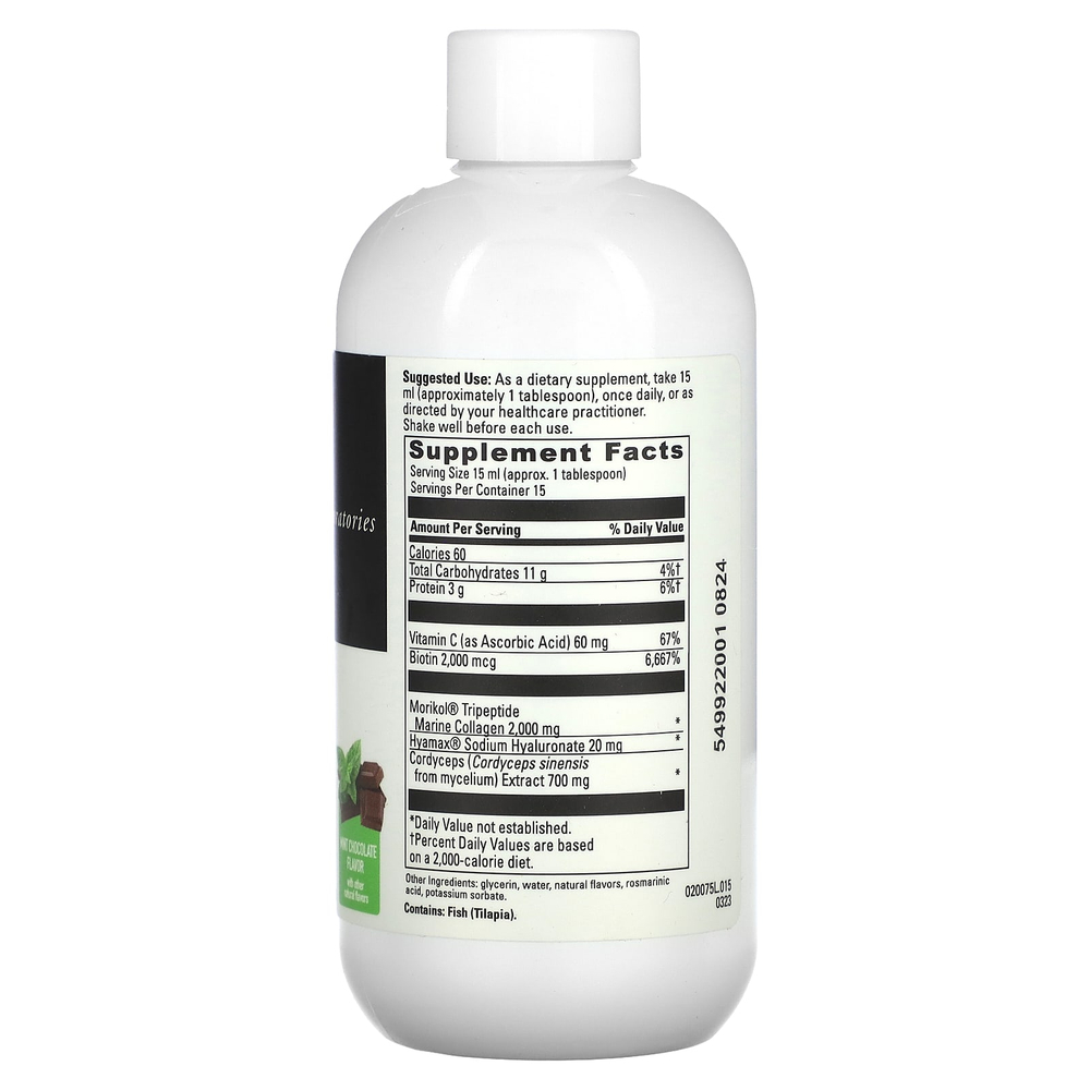 DaVinci Laboratories, Collagen Flex, коллаген с мятным шоколадом, 225 мл (7,6 жидк. унции)