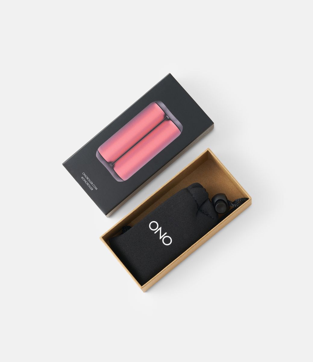 ONO Roller Aluminum Red — роликовый массажёр из алюминия