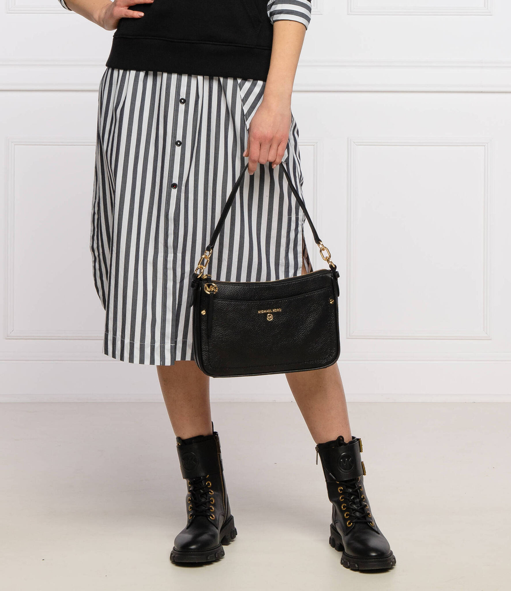 кожаная сумка через плечо jet set Michael Kors - черный(32S1GT9C8L)