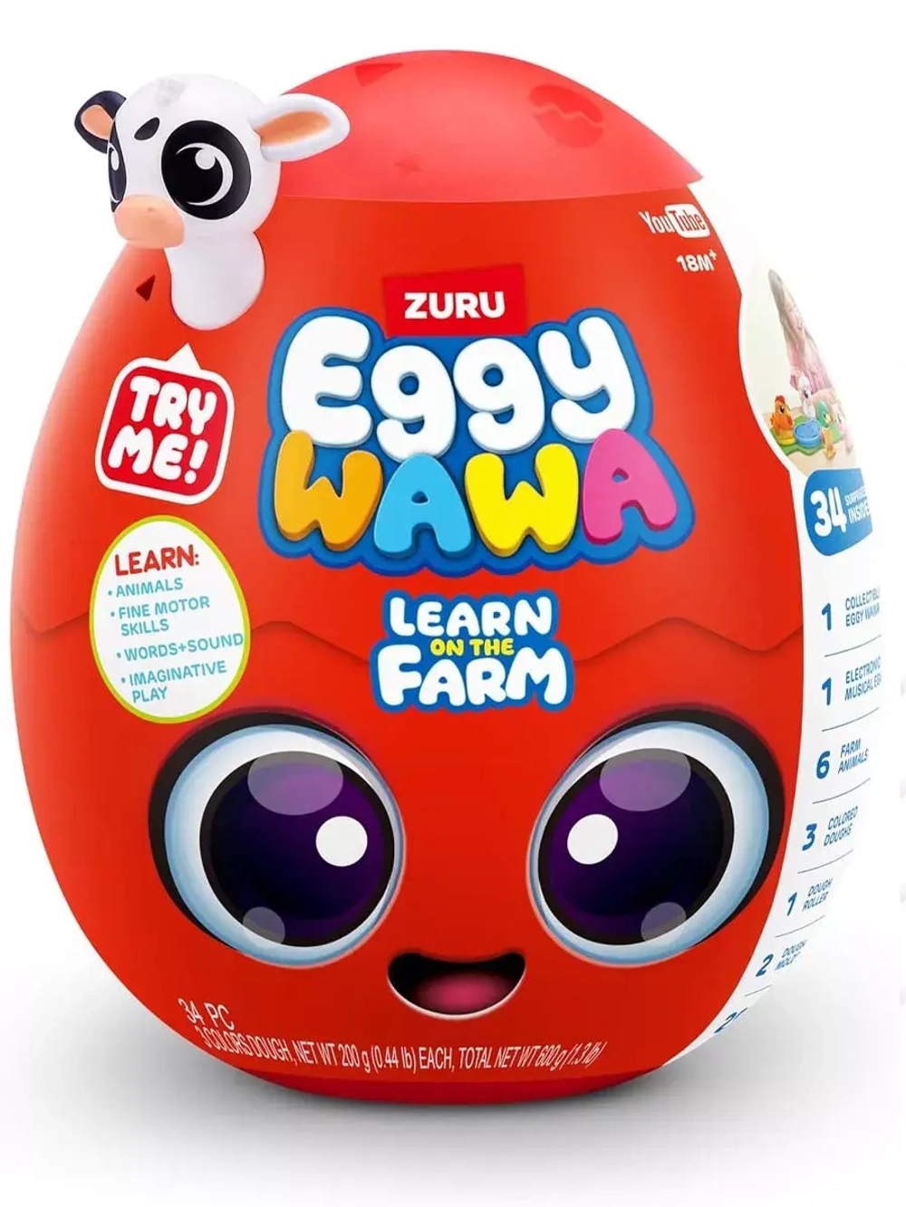 Яйцо Зуру Eggywawa Животные фермы серия 1