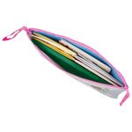 Папка для тетрадей BRAUBERG, А4, 1 отделение, ткань, молния сверху, "Girls", 229407