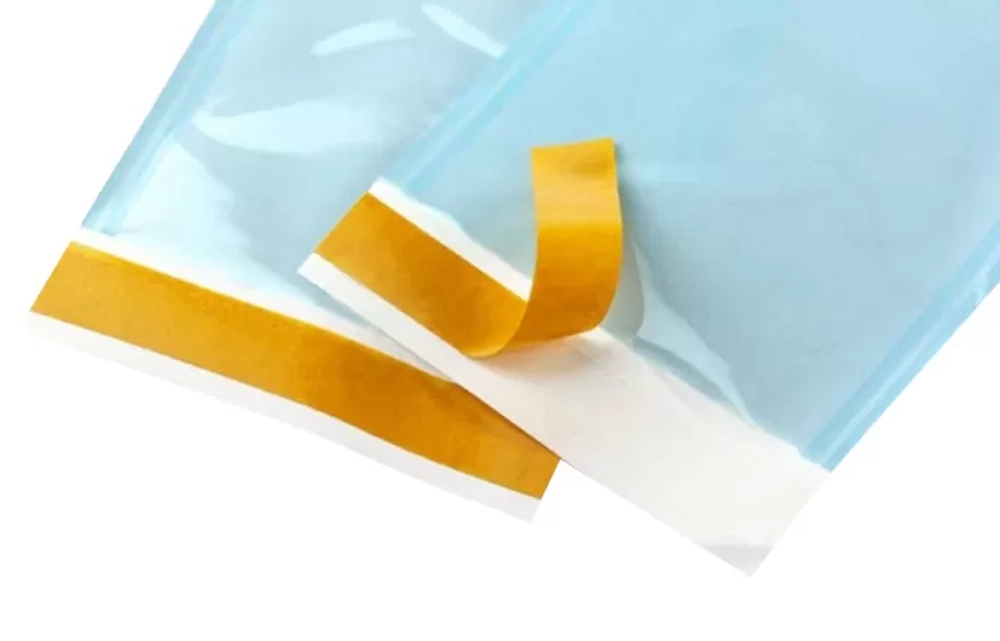 Пакет для стерилизации комбинированный самозаклеивающийся без складки BOM 100х250 мм 100 шт