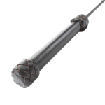 Коричневый королевский стек 80см из кожи БДСМ Арсенал 62012