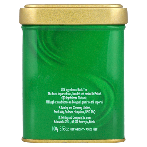 Twinings, классический, ирландский завтрак, рассыпной чай, 100 г (3,53 унции)
