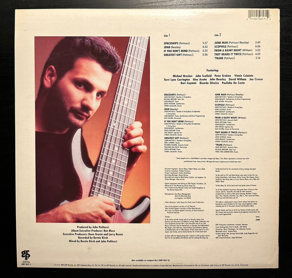 John Patitucci - Sketchbook (Швейцария 1990г.)