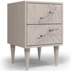 Тумба Арт Колор leaves Классик Сильвер Серый агат