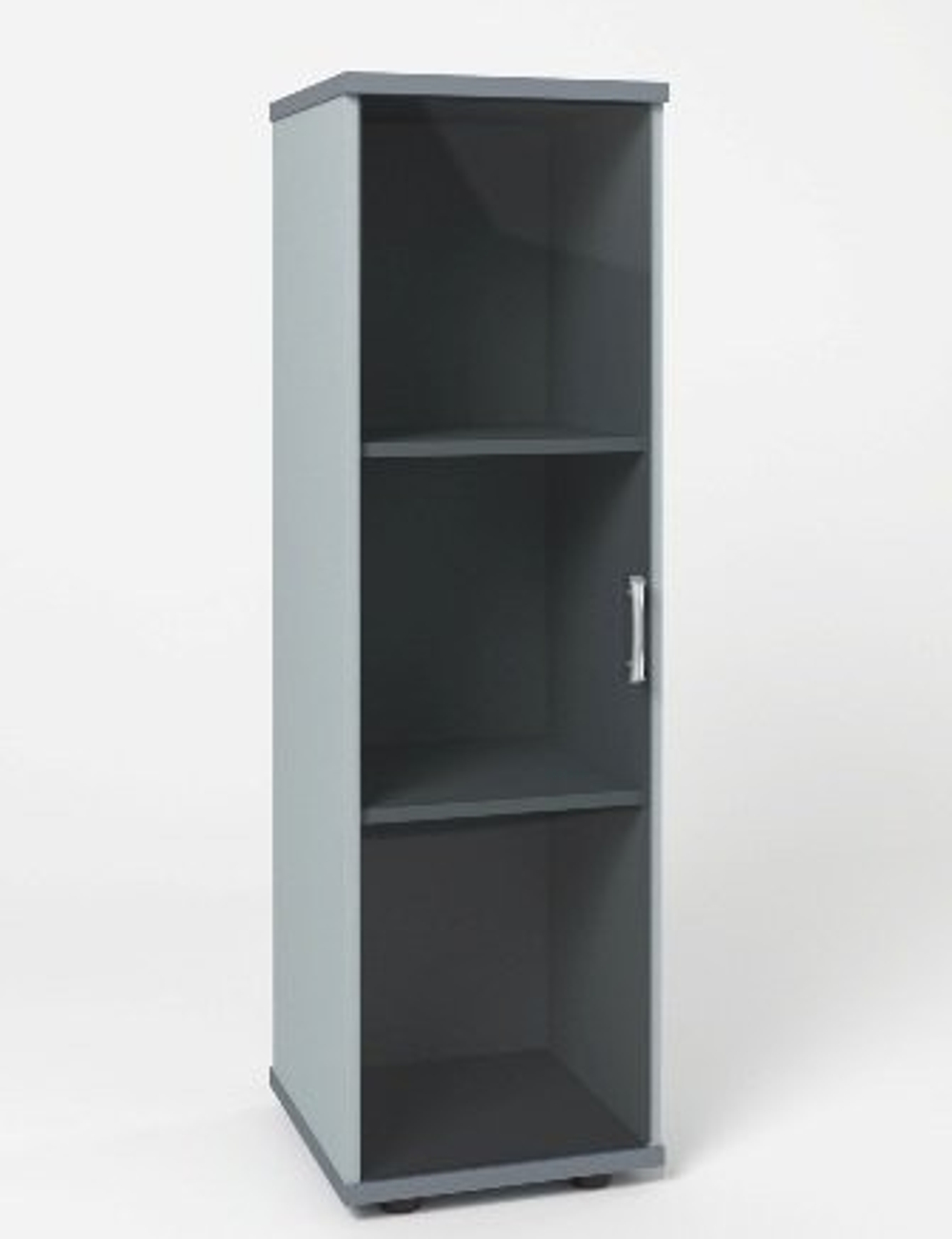 Пенал-колонка со стеклом КМ17 МОНОЛИТ