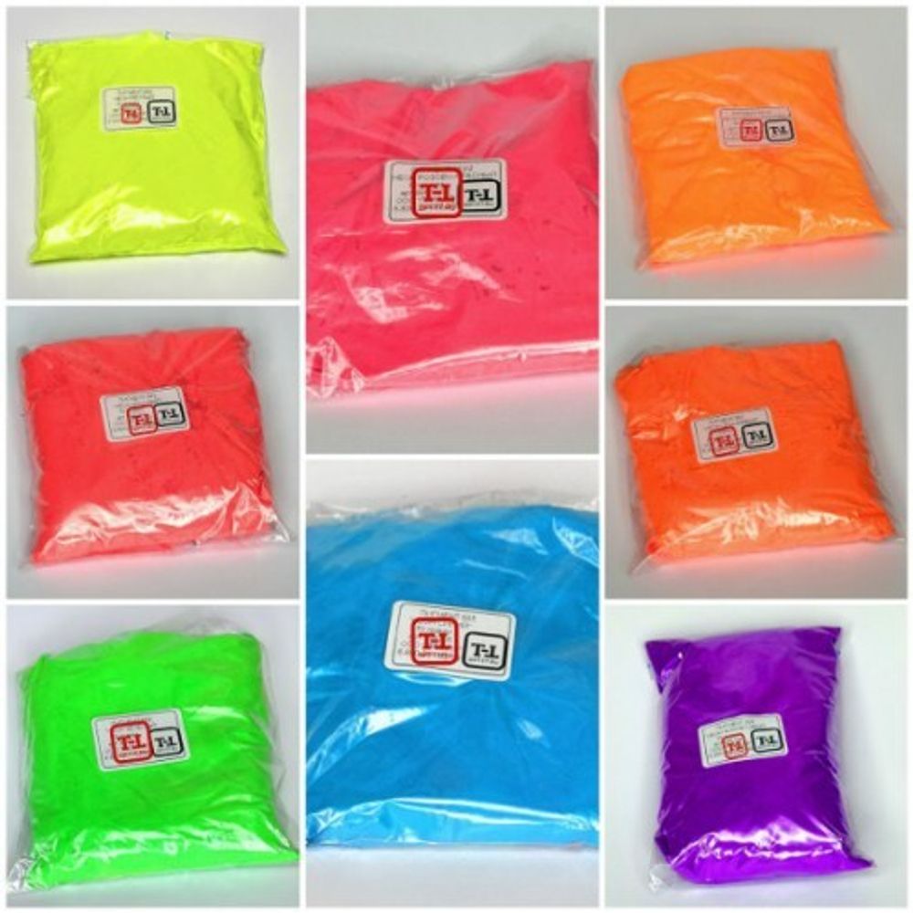 NEON 8 - НАБОР НЕОНОВЫХ ФЛУО. ПИГМЕНТОВ (8 штук по 10/20/25/50/100/500 грамм)