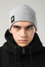 Шапка Двуслойная Fat Beanie Серый Меланж
