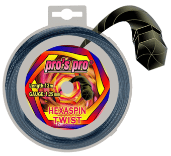 Теннисные струны Pro's Pro Hexaspin Twist (12 m)