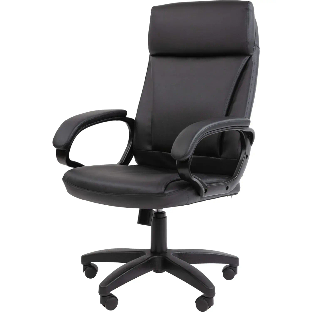 Кресло VT_Chairman 794LT чер.пласт экокожа черная