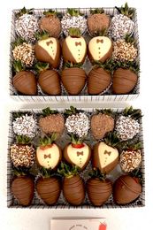 Набор клубники в шоколаде "Подарок замечательный"