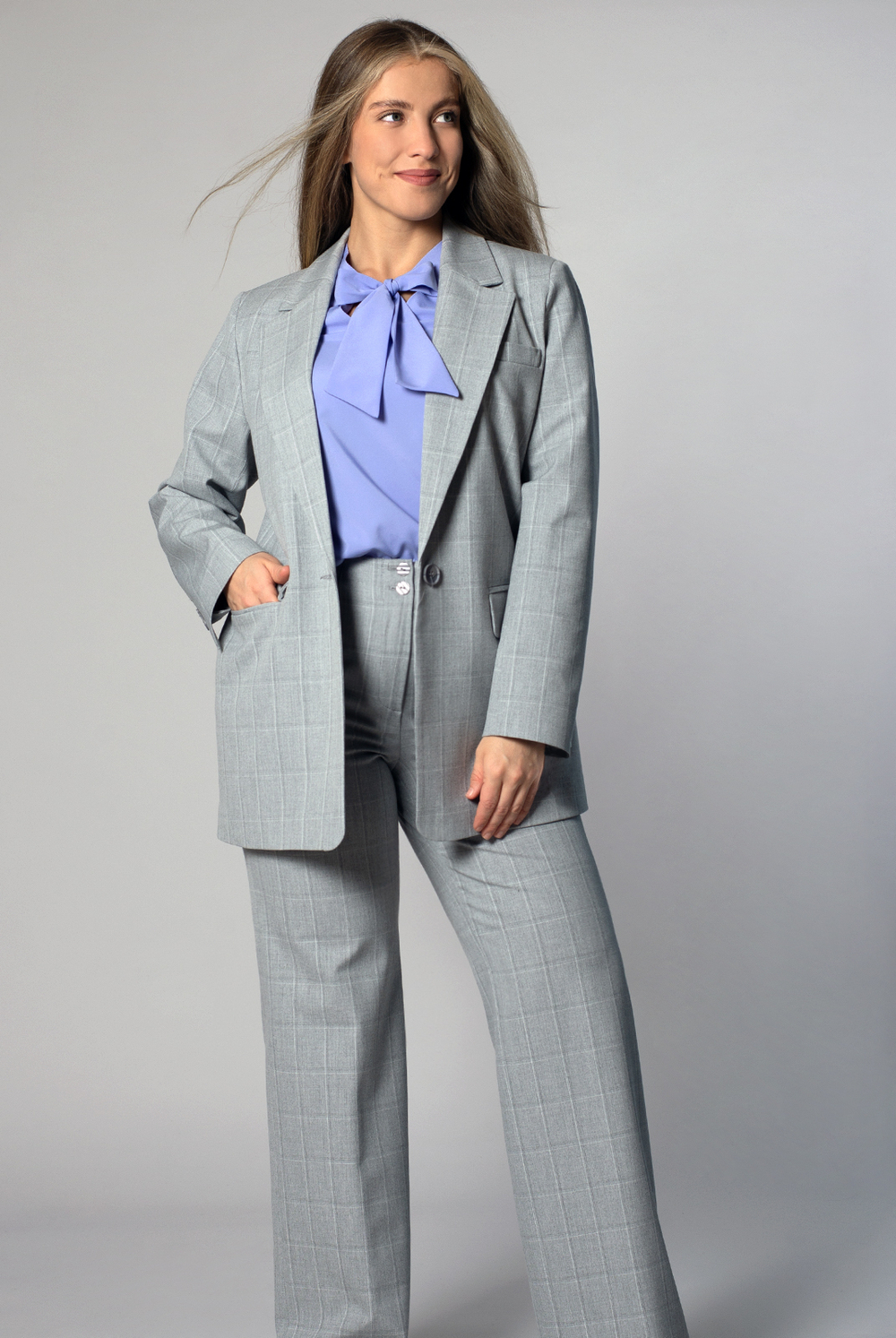 Жакет женский 4135АП, серый #406Сера044135АП