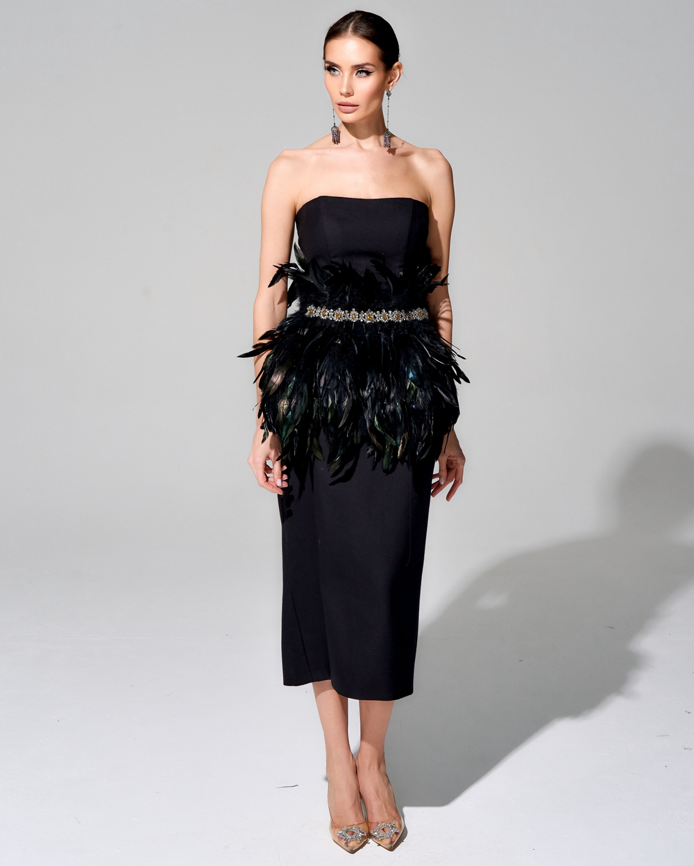 Баска "Жар-птица" с вышивкой ручной работы