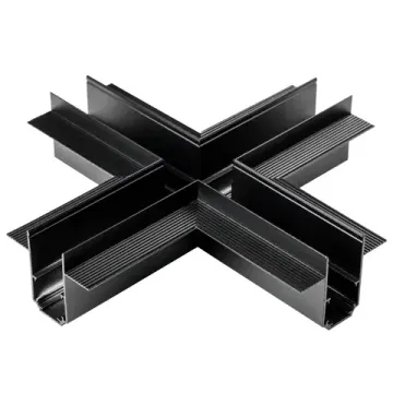 Соединитель Х-образный встраиваемый 509287 чёрный Uno Lightstar