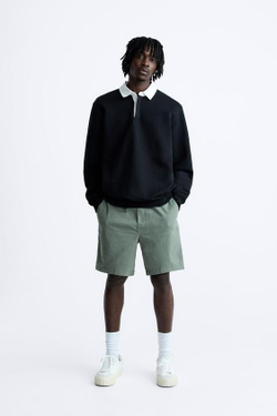 ZARA ШОРТЫ-ДЖОГГЕРЫ, ХАКИ