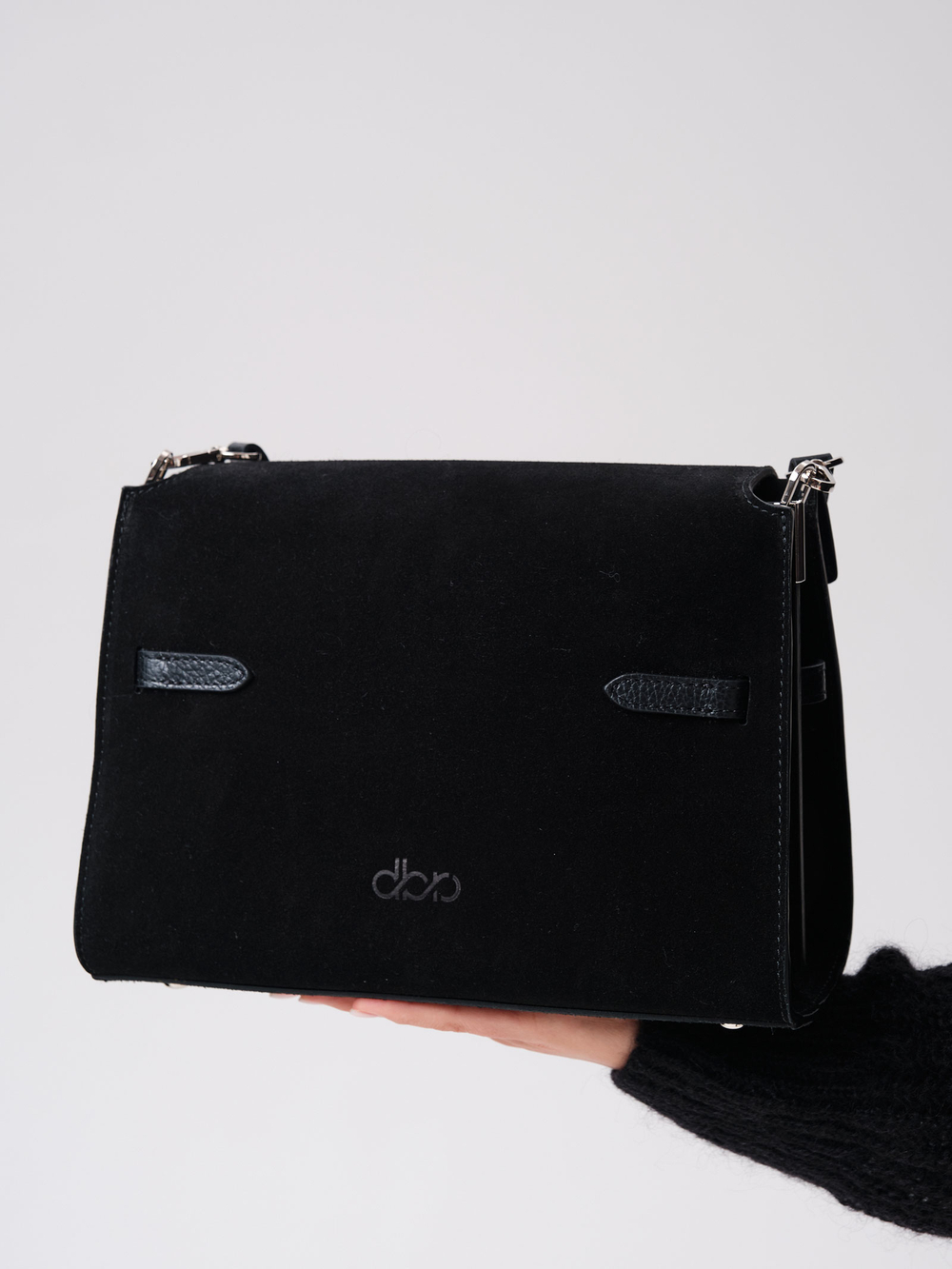 Замшевая сумка Rachel DBR 31361 черный