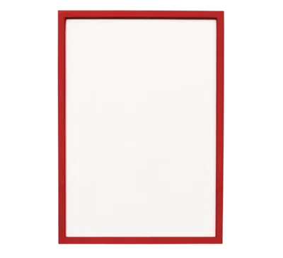 Рамка для постера красная