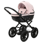 Детская коляска Adamex Chantal Retro 2 в 1 C215 (пудровый)