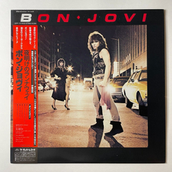 Винтажная виниловая пластинка LP Bon Jovi Runaway (Japan 1984) (Obi) Get Ready