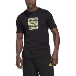 Мужское теннисное поло adidas Graphic T-Shirt Men - Black