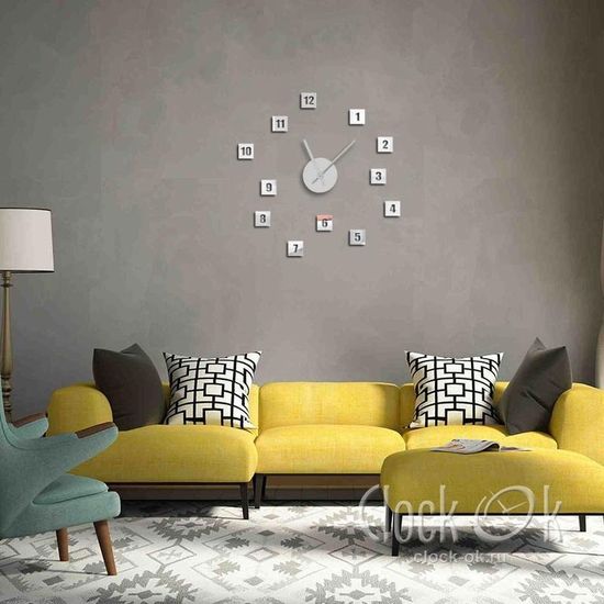 Настенные 3D часы Mix