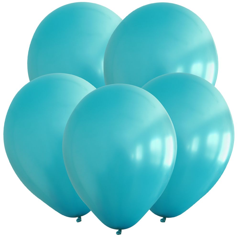 Шар (12"/30 см) Бирюзовый, Пастель 50 шт.