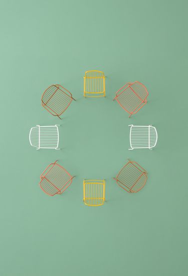 Лаунж-кресло металлическое Nolita