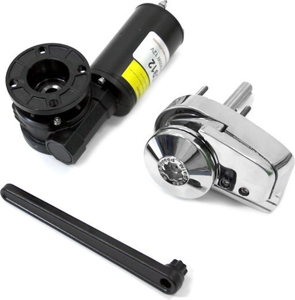 Лебедка якорная серии-C Heavy Duty Style (без барабана) 900Вт, 12В, цепь 6 мм/веревка 12 мм