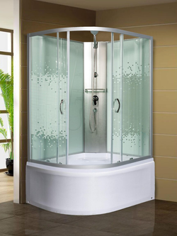 Душевая кабира  МОНОМАХ 10000012104 XL 110/80/44 МЗ R  с поддоном