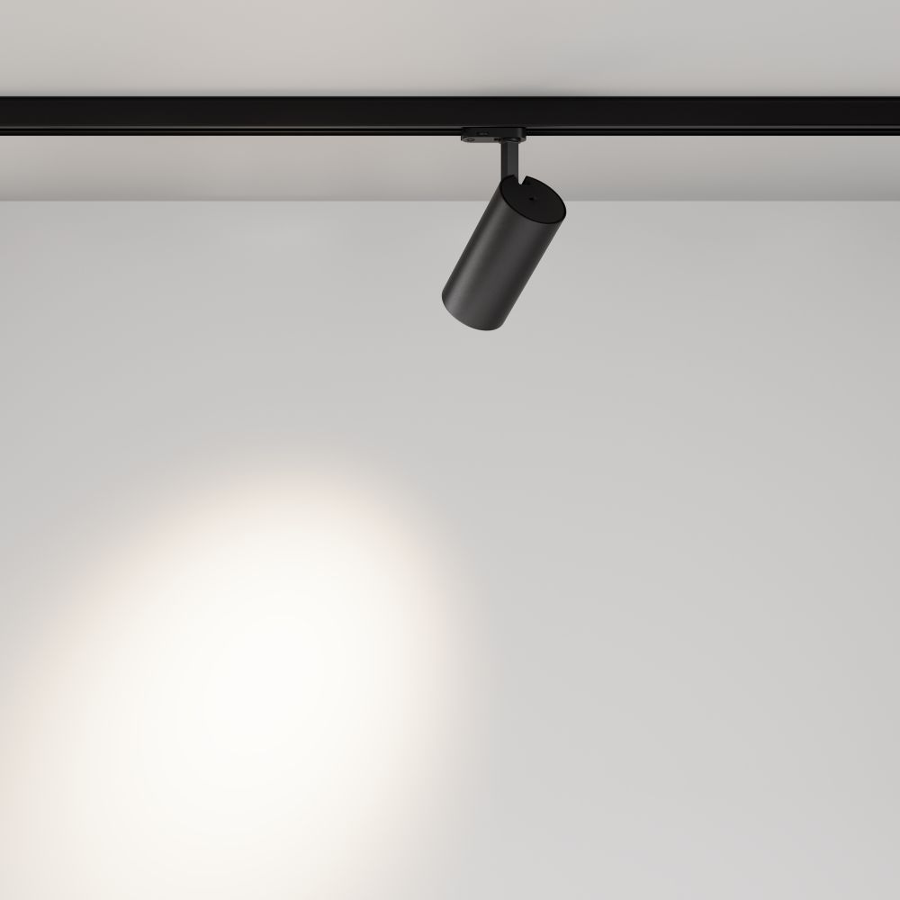 Трековый трехфазный светодиодный светильник Maytoni Trinity   TR197-3-30WCCT-M-B