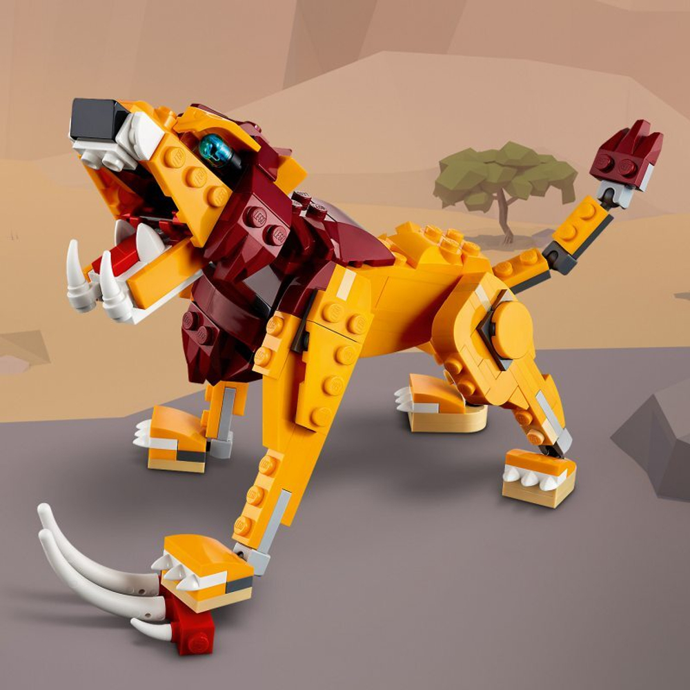 Конструктор LEGO CREATOR Лев 3в1 31112