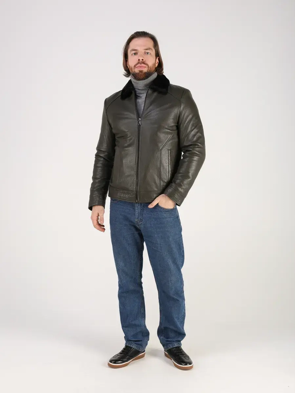 Дубленка натуральная куртка зимняя кожаная