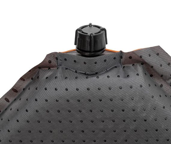 Коврик самонадувающийся с подушкой 30-170x65x5 см оранжевый/серый NISUS N-005P-OG