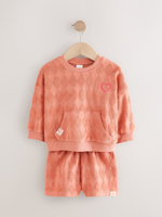 Толстовка и шорты в комплекте для девочки Next E55-501, Оранжевый