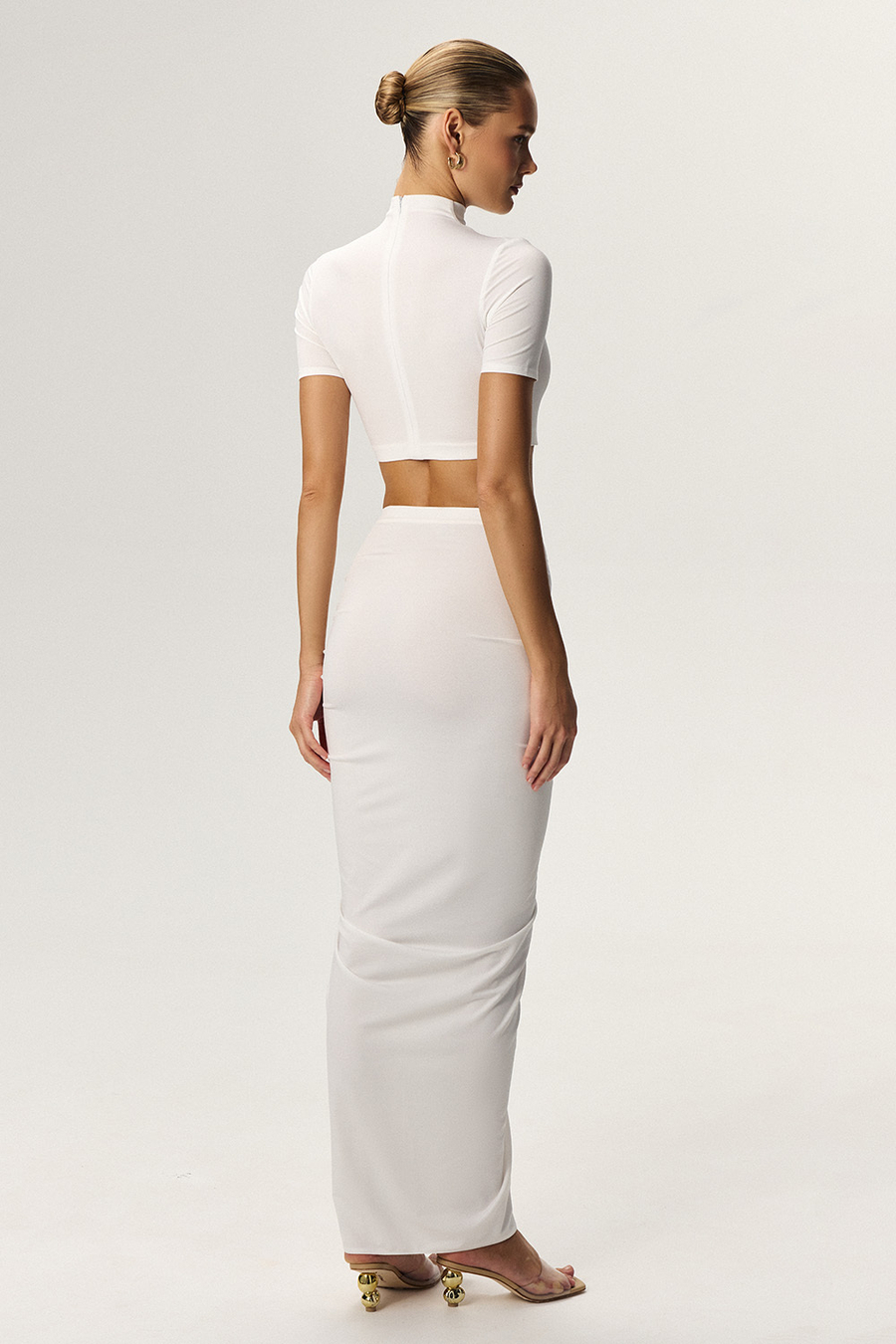 Юбка макси AFINA Белый