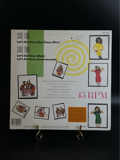 LP Teen Dream With Valentino – Let's Get Busy. Виниловая пластинка 12 дюймов. Германия