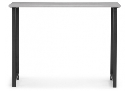 Обеденный стол Woodville Дилан Лофт 120х40х90 бетон светлый