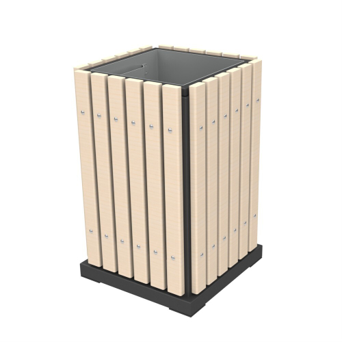 Парковая урна PO-381, 380*380*600 мм.