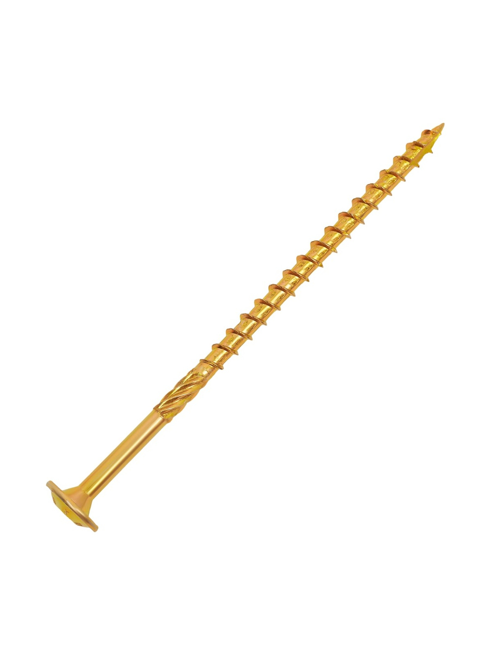 Конструкционный саморез Gigant желтый цинк 6x120 TORX острый 100 шт 123829