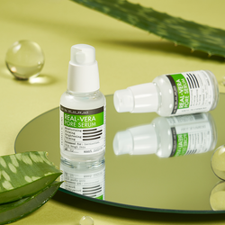 DERMA FACTORY Сыворотка для лица сужающая поры с экстрактом алоэ вера, REAL-VERA PORE SERUM,30 мл.