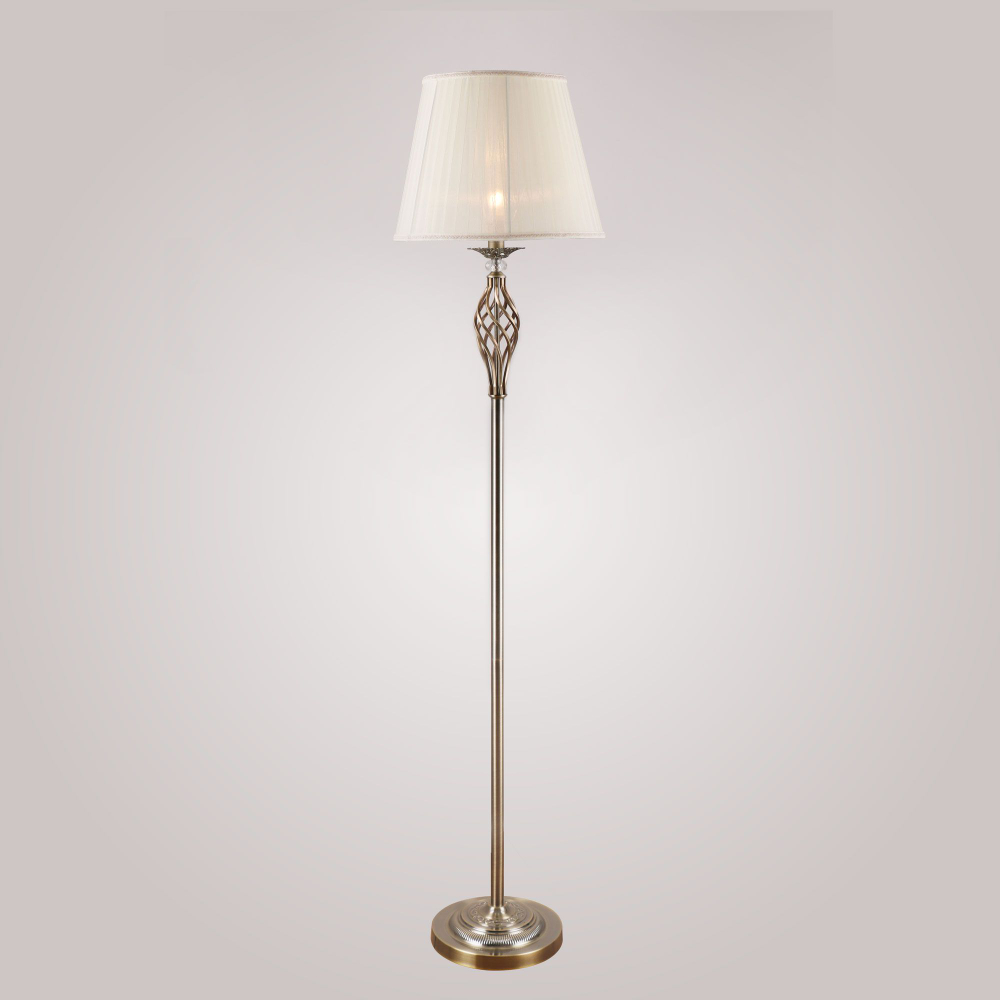 Торшер с абажуром античная бронза 01003/1 античная бронза