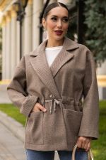 Пальто-пиджак (коричневый) Б14130-7М LT Collection