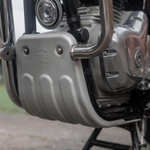 Алюминиевая защита картера Royal Enfield, серебристого цвета, арт. KXA00651