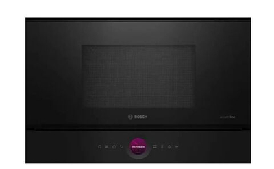 Встраиваемая микроволновая печь BOSCH BFL9221B1, 21 л, 900 Вт, чёрная