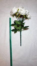 Искусственные цветы, желтые подсолнухи / Высота 44 см. 9 стебелей 9 бутонов/