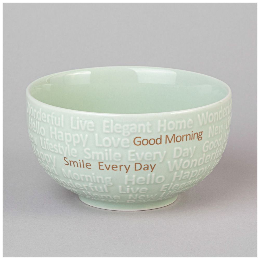 НАБОР САЛАТНИКОВ LEFARD "GOOD MORNING" НА МЕТАЛЛ. ПОДСТАВКЕ 4 ШТ. 11.5*6 СМ 330 МЛ МИКС ЦВЕТОВ